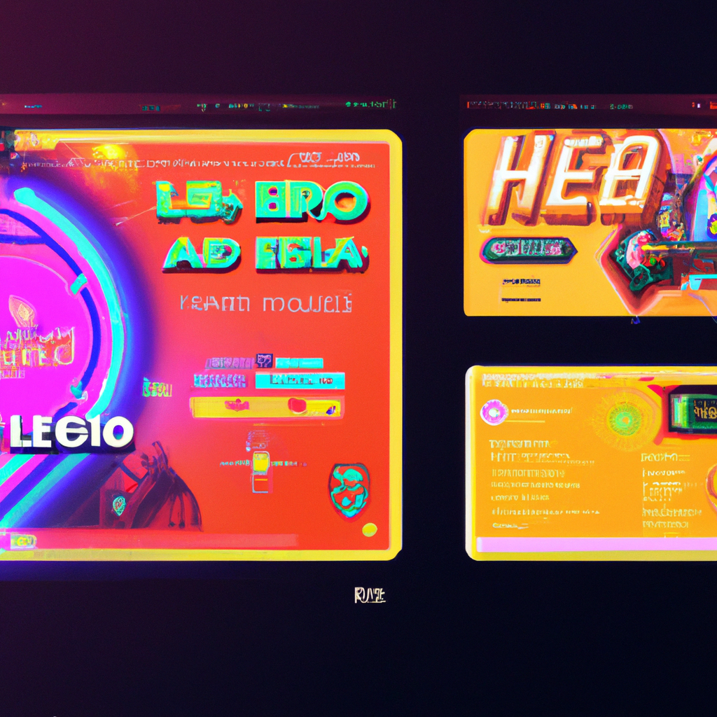 PulseArcade hero — neon arcade collage showing scoreboard and HUD